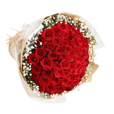 心上人-红玫瑰66枝，满天星0.5扎