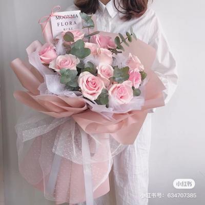 仙气腾腾-11朵粉玫瑰