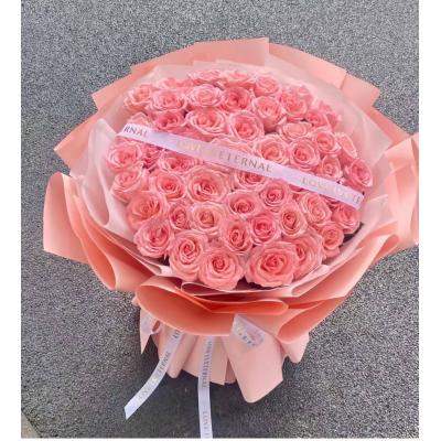 永远爱着你-52朵精品粉玫瑰