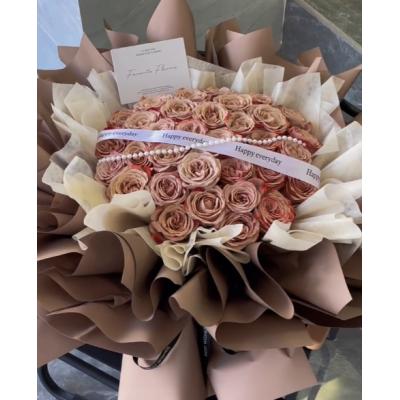 美妙时光-33支卡布奇洛玫瑰